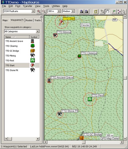 Designing a Playing Field with Garmin's MapSource Software